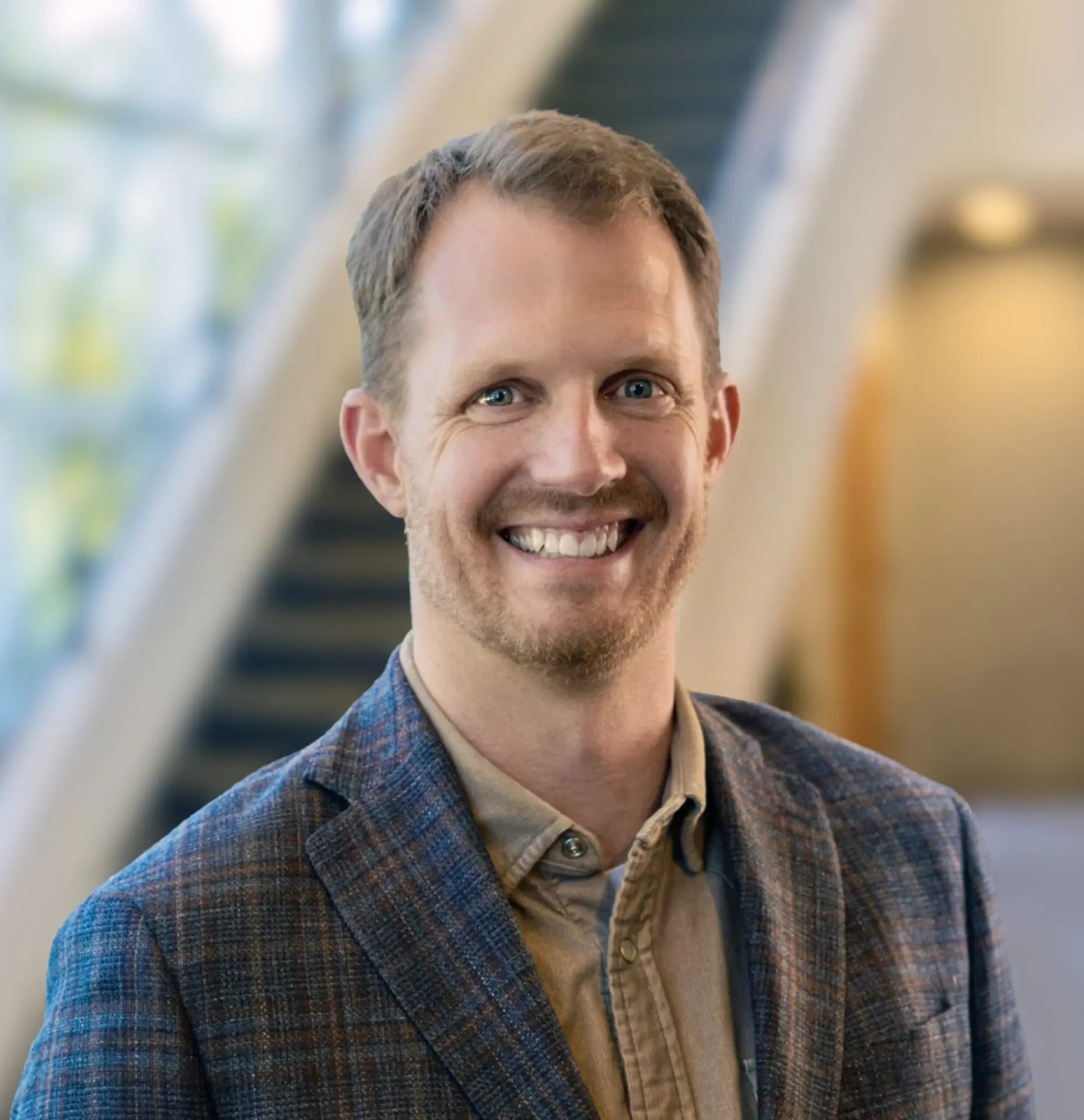 Portrait of Curt Mulder, Chief Executive Officer of Wolverine Construction